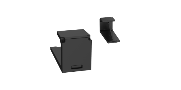 Panduit Mini-Com 2-Port Mennekes Adapter